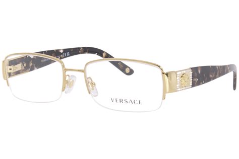 versace vision glasses half framed